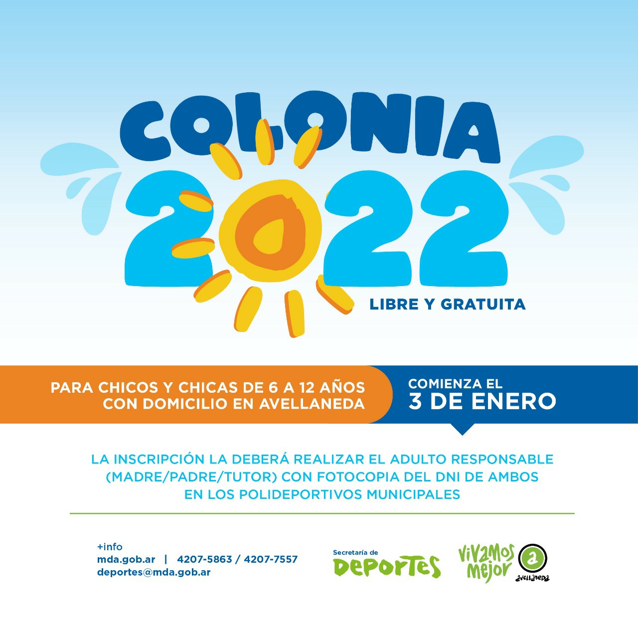 COLONIA DE VERANO 2022