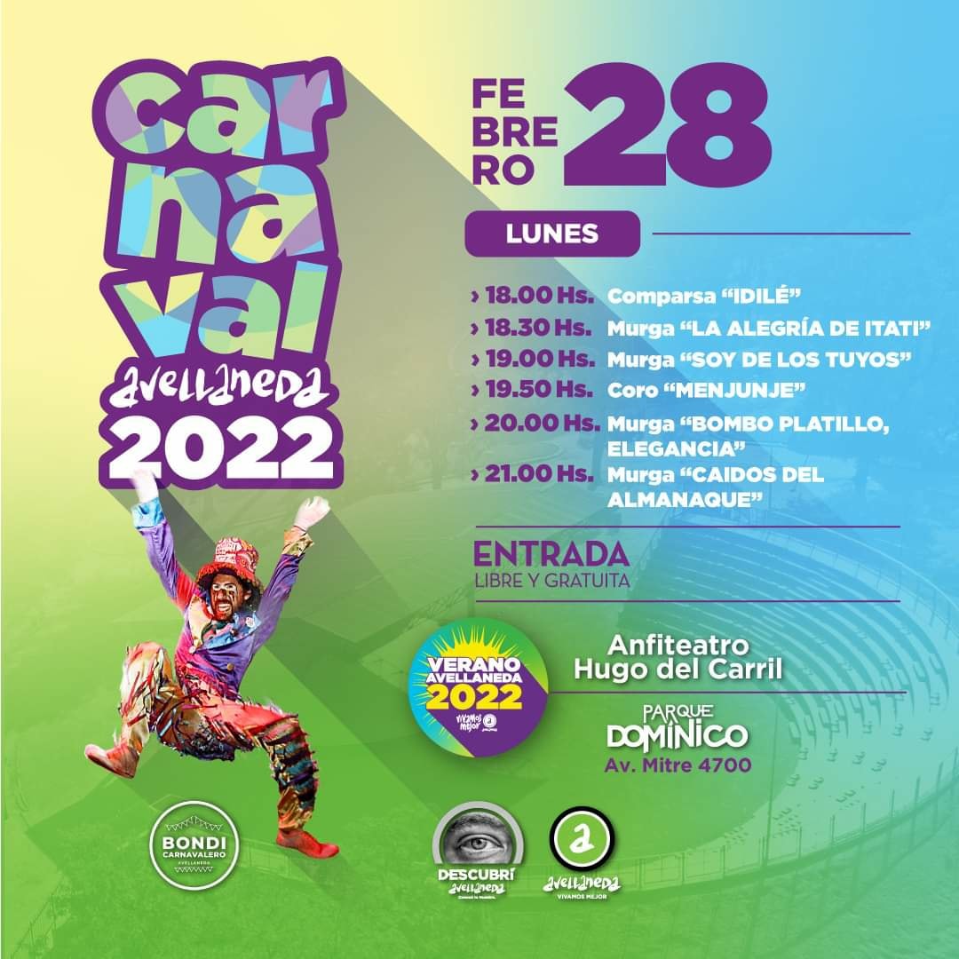 VENÍ AL CARNAVAL DE AVELLANEDA