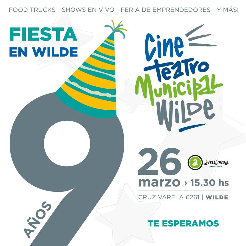 EL CINE TEATRO MUNICIPAL WILDE CUMPLE 9 AÑOS