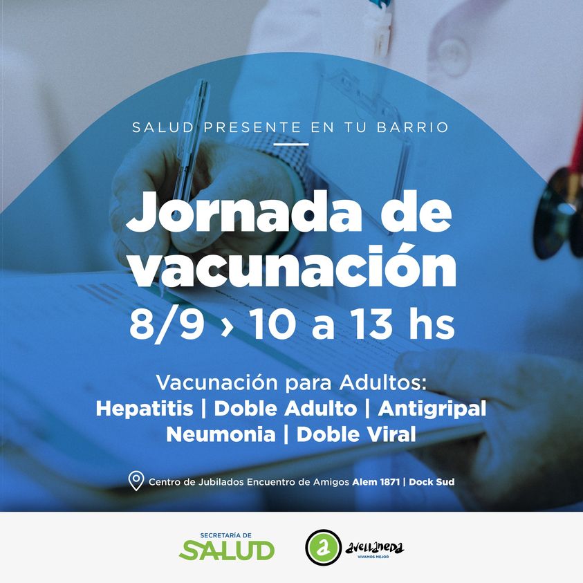 JORNADA DE VACUNACIÓN PARA ADULTOS
