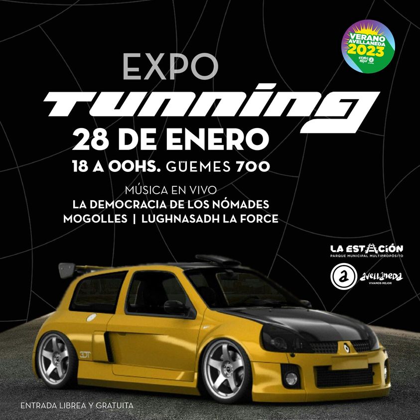 EXPO TUNNING” EN EL PARQUE LA ESTACIÓN