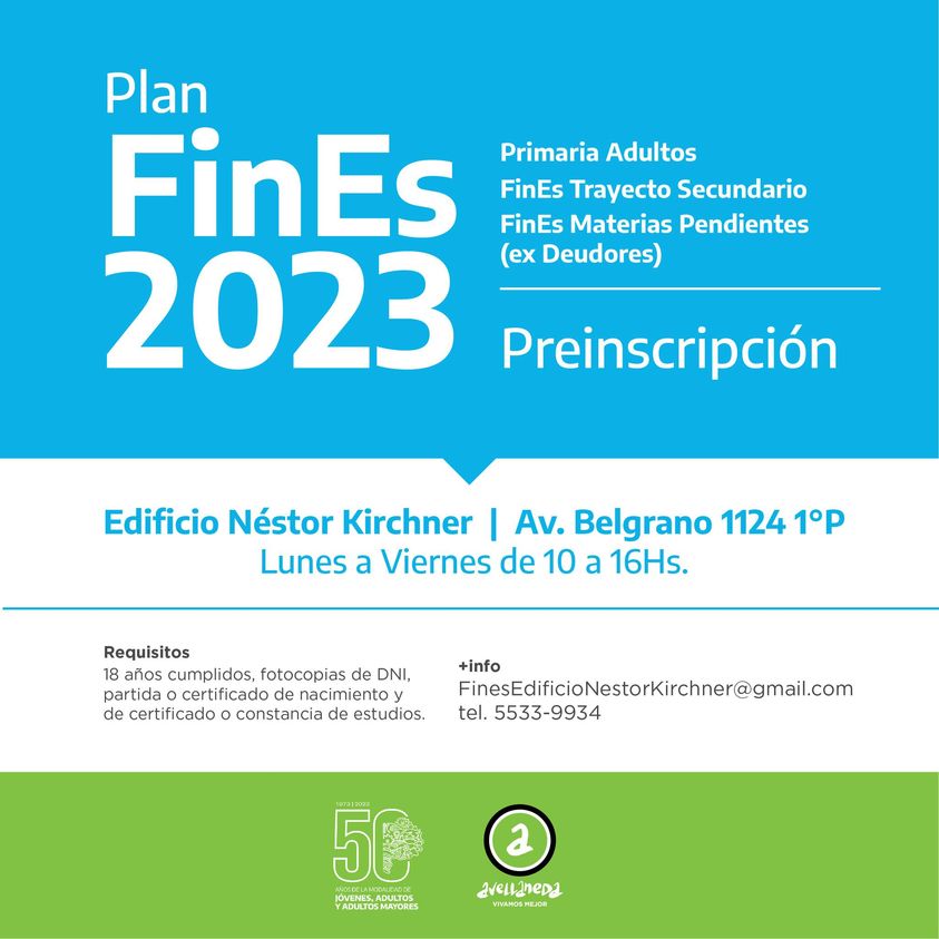 Plan Fines 2023