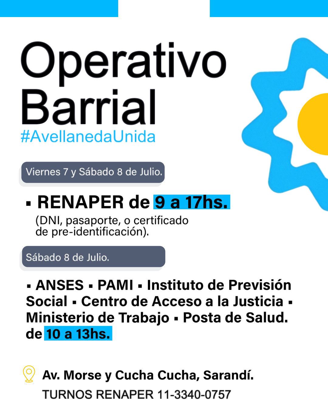  Renaper en el barrio