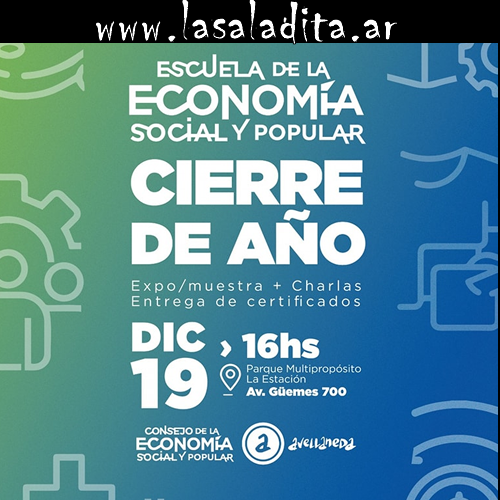CIERRE ANUAL DE LA ESCUELA DE ECONOMÍA SOCIAL Y POPULAR