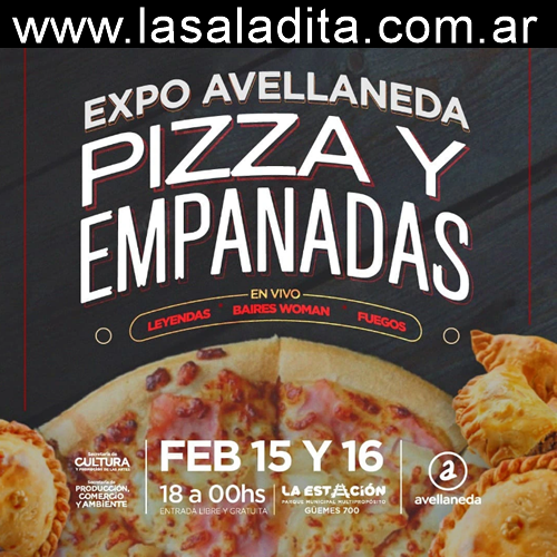 EXPO AVELLANEDA PIZZA Y EMPANADAS EN EL PARQUE LA ESTACIÓN