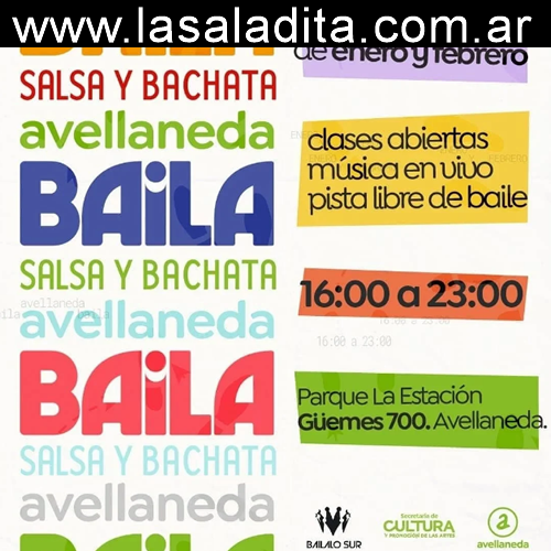 AVELLANEDA BAILA EN EL PARQUE LA ESTACIÓN