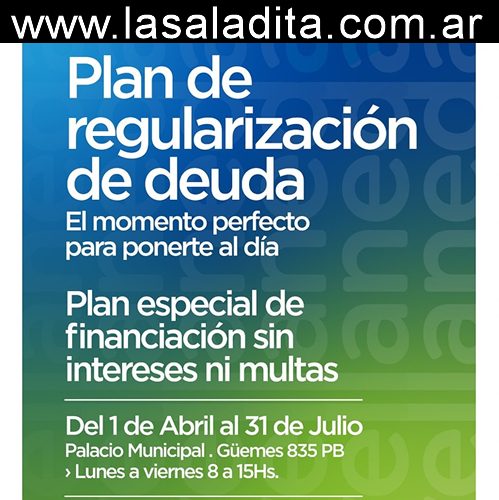 PLAN DE REGULARIZACIÓN DE DEUDAS MUNICIPALES