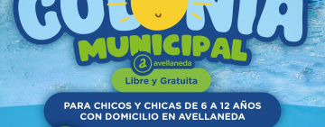 COMIENZA LA INSCRIPCIÓN PARA LA COLONIA MUNICIPAL