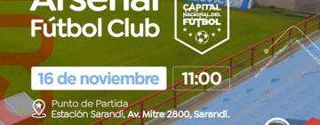 VISITA AL ESTADIO DE ARSENAL DE SARANDÍ