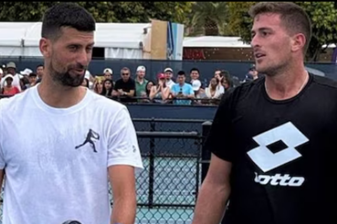 Las emotivas palabras de Novak Djokovic al argentino Federico Gómez por su primer triunfo en un Grand Slam