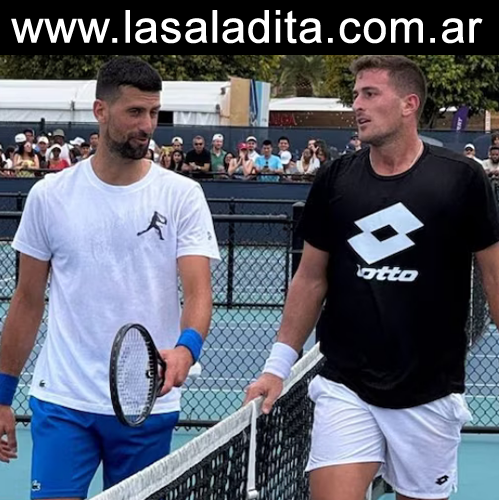 Las emotivas palabras de Novak Djokovic al argentino Federico Gómez por su primer triunfo en un Grand Slam